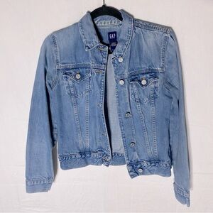 Vintage Gap Med Wash Denim Jean Jacket S Normcore Festival Stampede Retro 90s